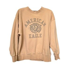 Women's dusty mustard yellow crewneck sweater